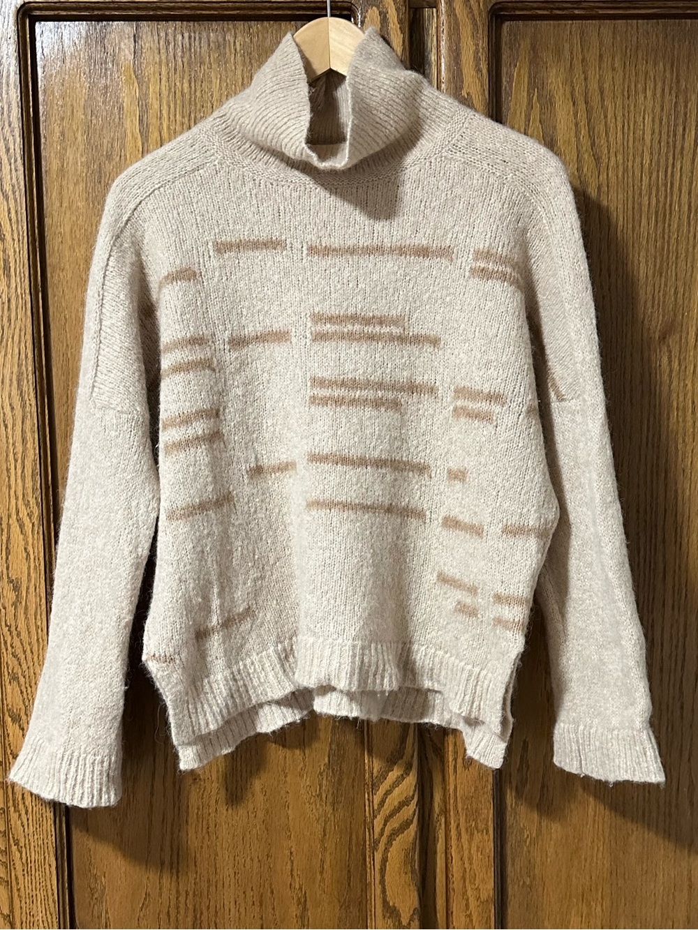 Wrap London Baby Alpaca Wool Blend Turtleneck Sweater Sz 8